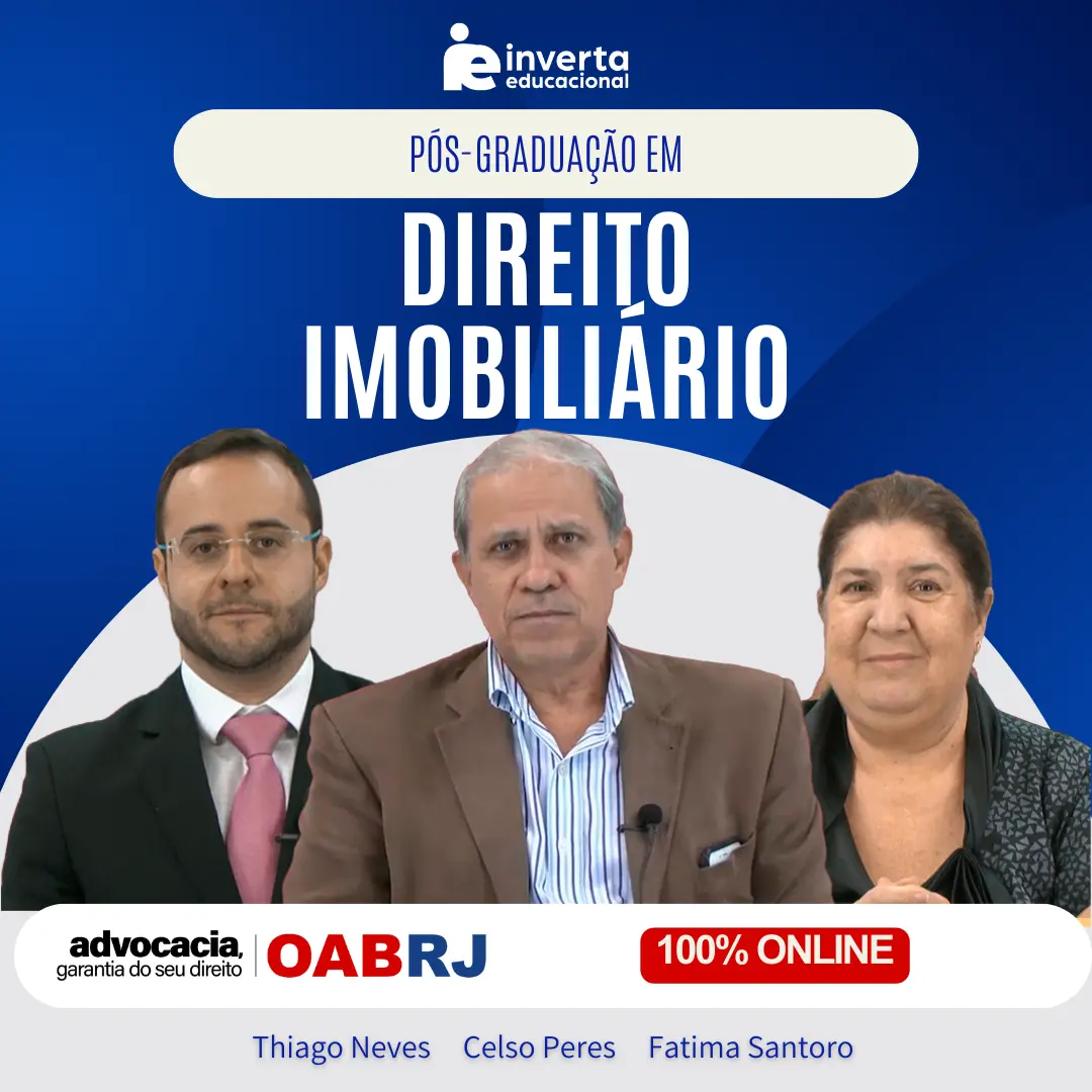 PÓS-GRADUAÇÃO EM DIREITO IMOBILIÁRIO- 18 meses