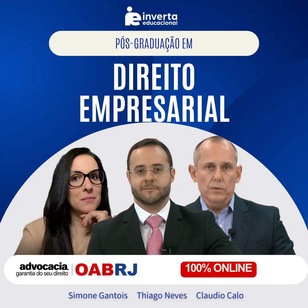 PÓS-GRADUAÇÃO EM DIREITO EMPRESARIAL-12meses