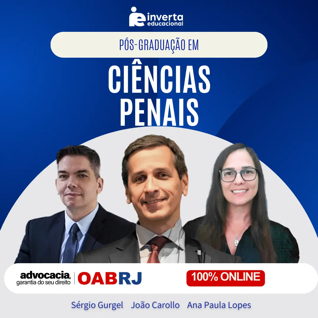 PÓS-GRADUAÇÃO EM CIÊNCIAS PENAIS-12 meses